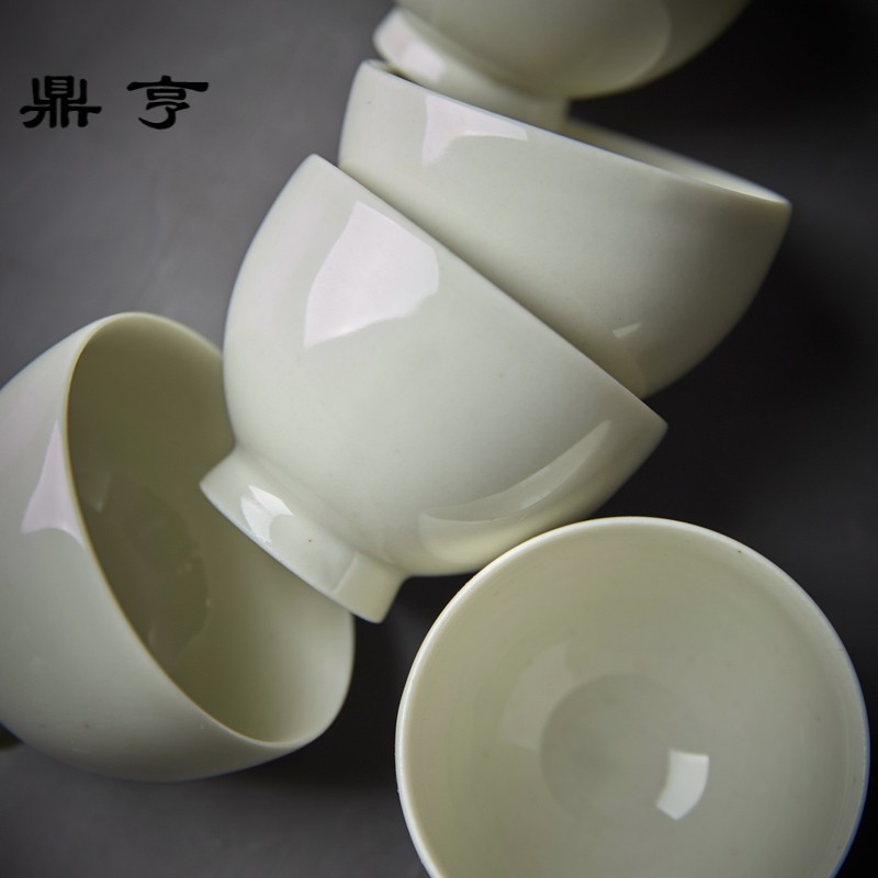 鼎亨手工陶瓷茶杯小号日式功夫茶具品茗杯主人杯仿古泥闻香杯个性