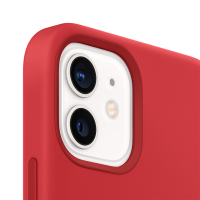 Apple 原装 iPhone 12 | 12 Pro MagSafe硅胶外壳 红色 12和12 Pro专用手机壳
