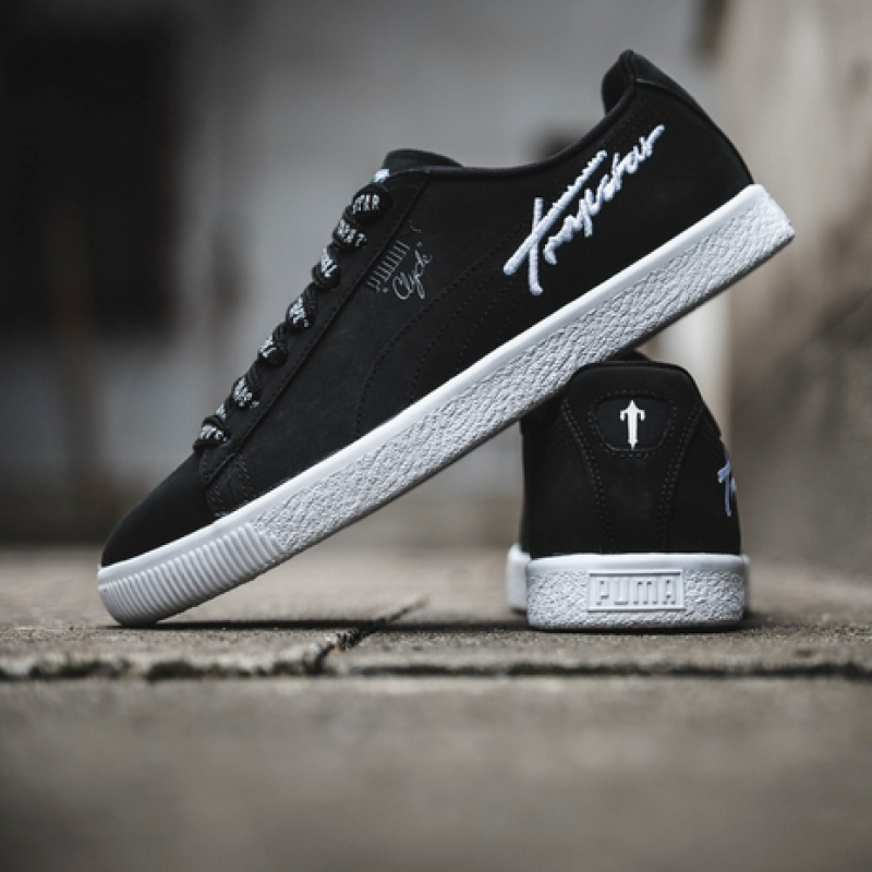 美国彪马男鞋pumaxtrapstarclydebold联名款男女系带低帮休闲板鞋