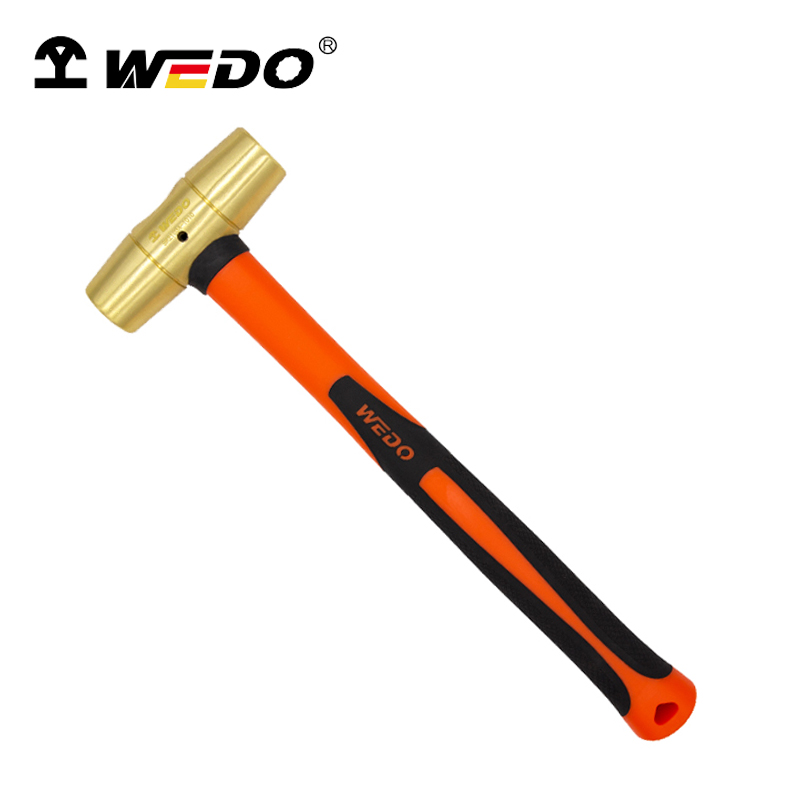 WEDO维度 BR2103A-1006 黄铜塑柄圆鼓锤 1-1/2lb 单位:把高清大图
