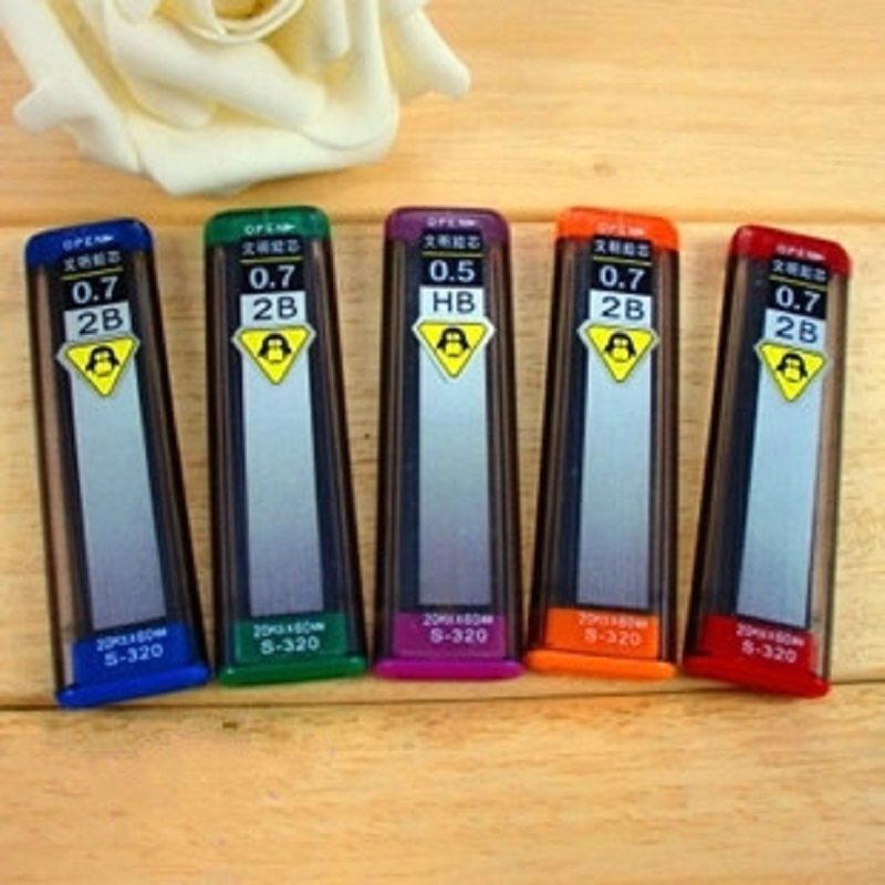 文明 S-320 自动铅笔芯单铅笔芯HB 0.5MM 20根 /盒(一盒价)
