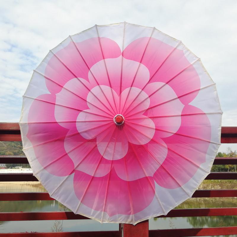 定做古典茉莉花伞绸布伞旗袍走秀伞舞蹈伞工艺伞摄影道具伞
