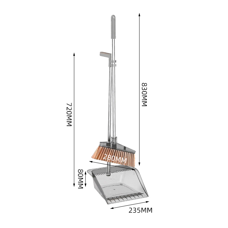 臻远 ZY-QJ039 E款水晶灰扫把2件套高清大图