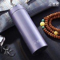 希诺不锈钢保温杯男士水杯XN-3011紫银色