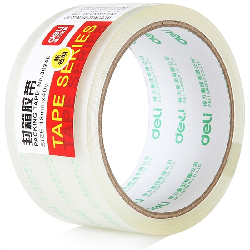 得力 30246 48mm*40y*50um 超市封箱胶带 (单位：卷)