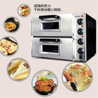 lecon/乐创洋博 PO2PT 商用烤箱 电烤箱商用 烤炉双层蛋糕面包大烘炉设备 二层披萨美美的烤箱