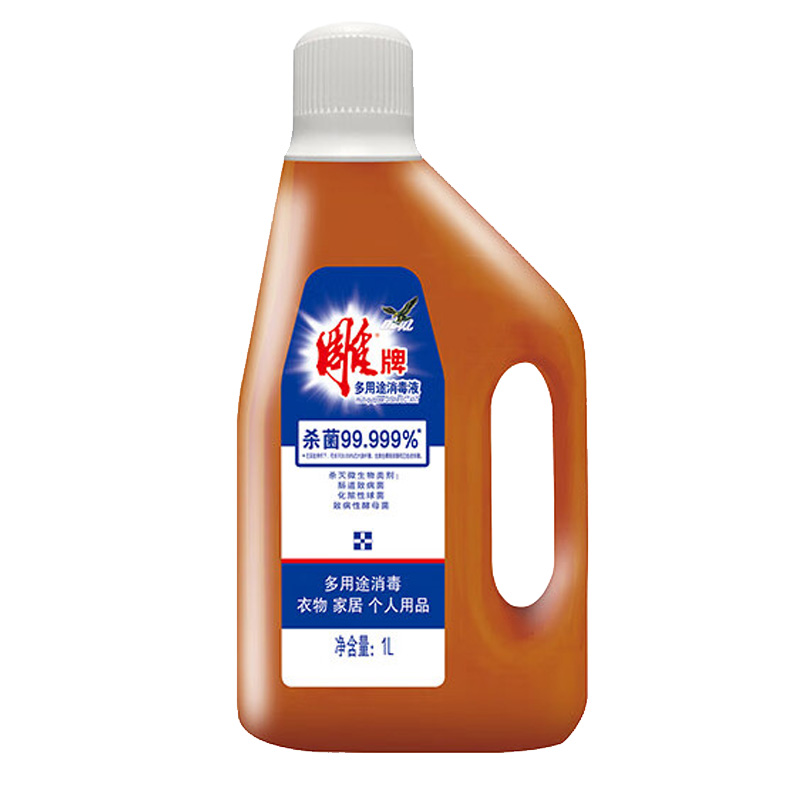 雕牌消毒液多用途无磷有效去除异味不损伤衣物抑菌杀菌1L