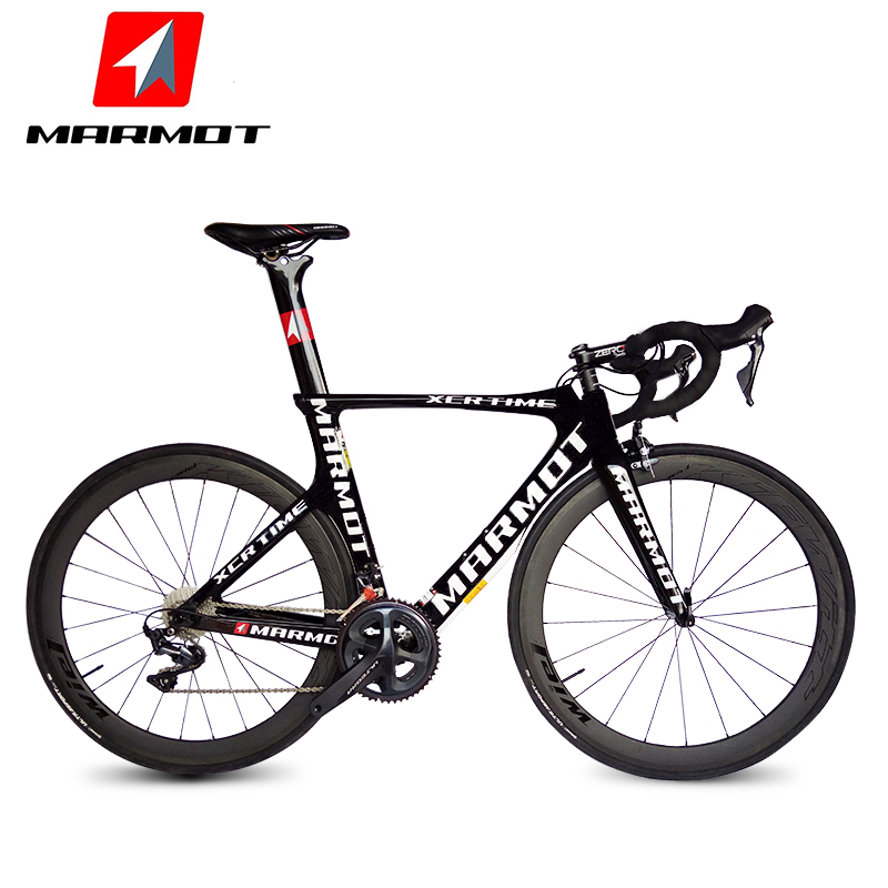 marmot土拨鼠自行车公路车碳纤维公路自行车赛车视频