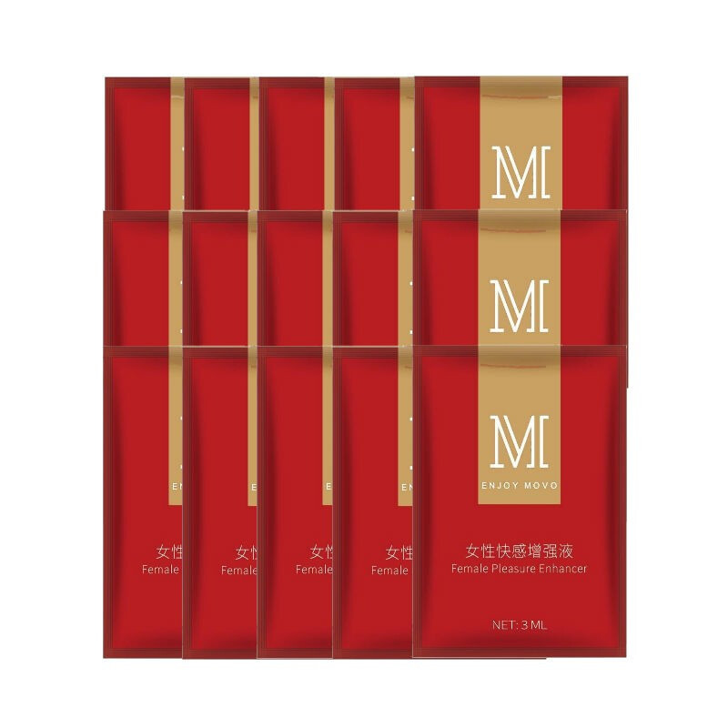 MOVO 女用快感加强液快感润滑液 水溶性热感人体润滑油女人性情冷淡润滑剂夫妻房事情趣成人性用品 小红肽快感凝胶3包