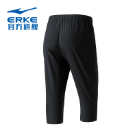 鸿星尔克(ERKE)男短裤2019春季新款运动休闲轻便百搭男运动七分裤男短裤