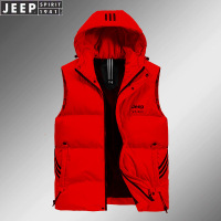 JEEP SPIRIT新款马甲男春秋季休闲时尚加厚保暖背心青年坎肩马夹