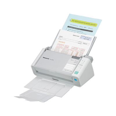 松下(Panasonic)KV-S1026C高速高清自动双面馈纸A4彩色文档办公扫描仪 30PPM