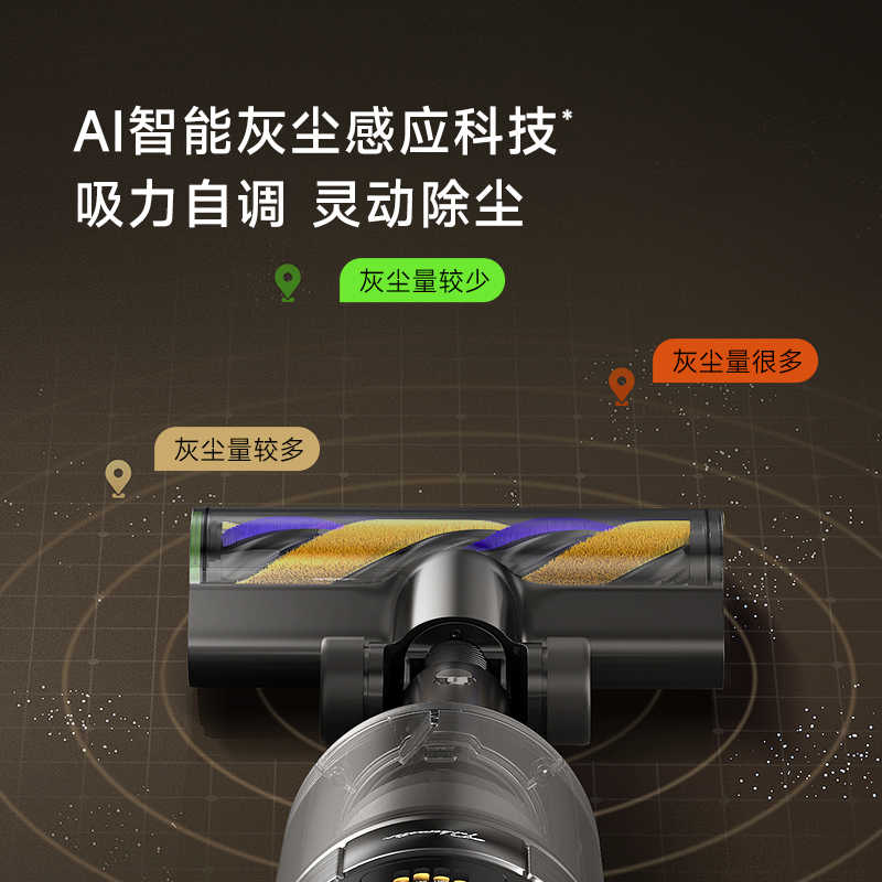 追觅 无线吸尘器大吸力小型手持 Z50 Station 1台高清大图