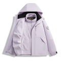 26188冲锋衣 XXL 白藤紫
