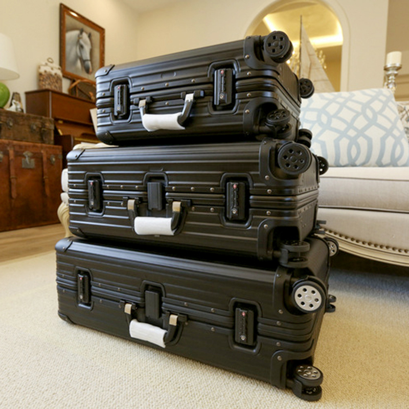 金属密码箱小型20寸登机箱韩版26寸托运箱28寸旅行箱30寸硬箱子皮箱包