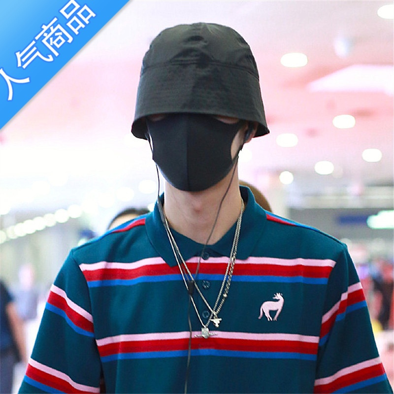 suntek王一博同款小众钟形渔夫帽子ins潮牌复古日系男女水桶遮阳帽盆