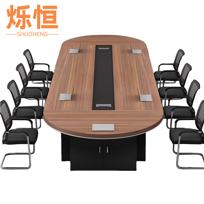 烁恒洽谈桌160*60*75cm张高清大图