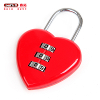 赛拓(SANTO) 0405 3码心形 密码锁 小锁 旅行包旅行箱锁(颜色随机)锁具