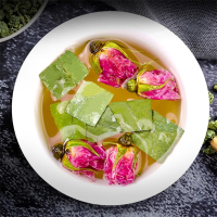 荷叶茶正品干荷叶片散装100g荷花茶泡水肚子荷叶旗舰店中药材菏叶