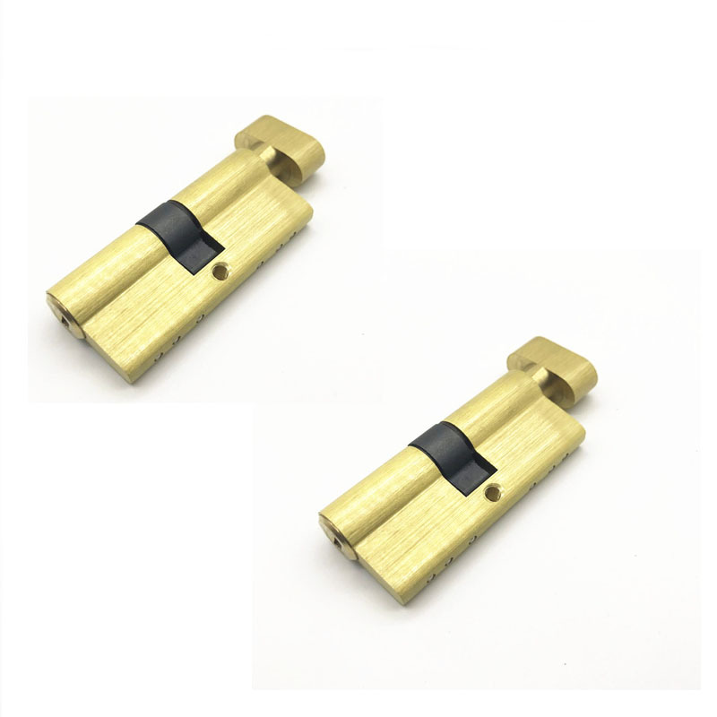 宏建 35-45mm通用型带钥匙 锁芯 通用型/通道单开/大门/机房/木门3条钥匙
