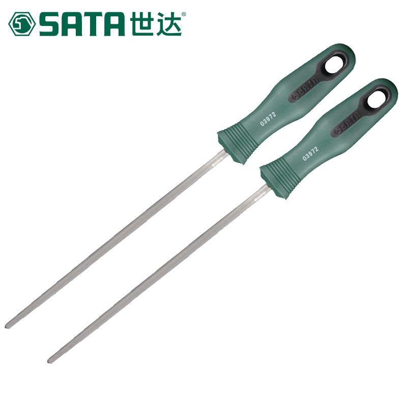 世达(SATA)中齿圆锉 钳工锉刀 10英寸 03973 1把