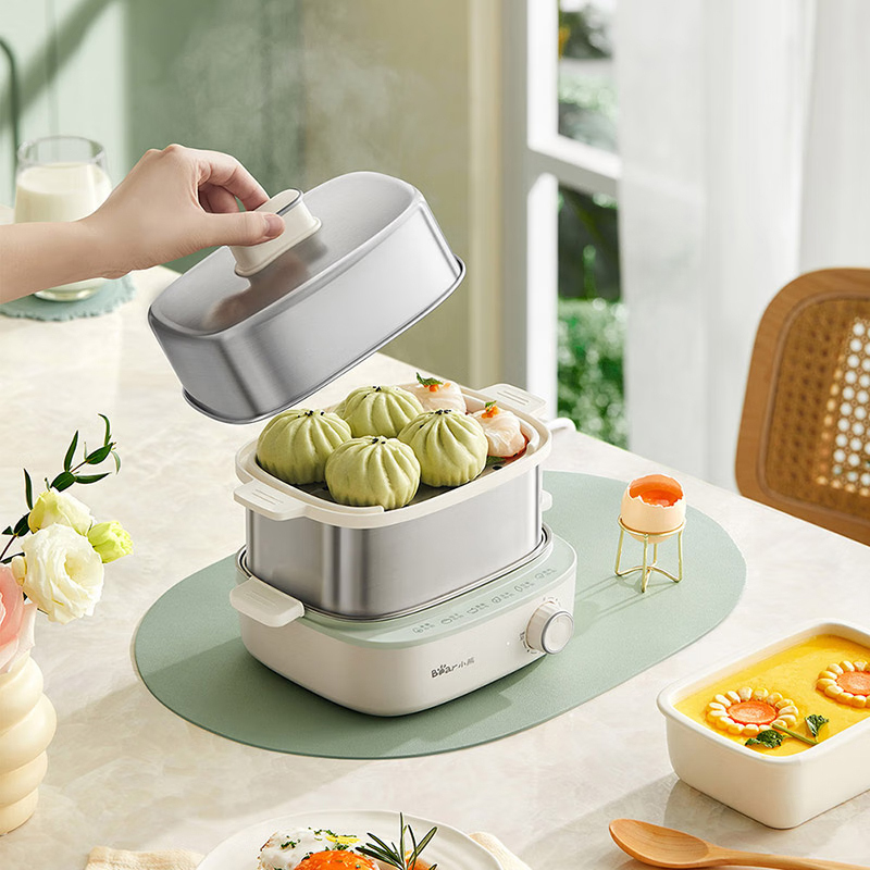 小熊煮蛋器家用双层不锈钢煮蛋神器ZDQ-E12R2高清大图