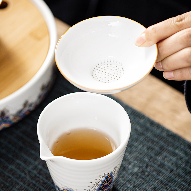領藝 皇家御品茶漏茶滤功夫茶具配件宫廷风过滤器