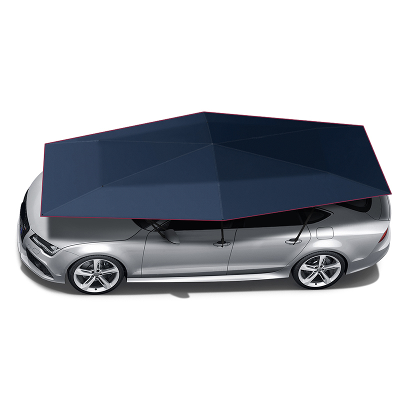 汽车遮阳伞全自动移动隔热车棚篷遥控车衣车罩防晒防雨四季教练车 半