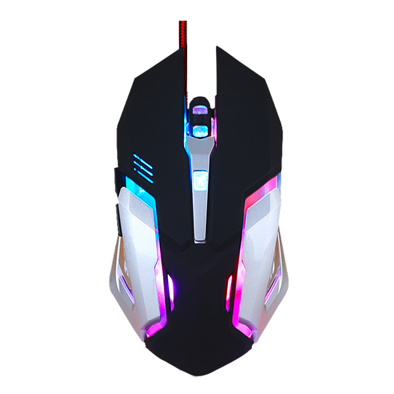 魔蝎手(mogegame) X5 USB电脑笔记本专业FPS/MOBA/RPG电竞游戏绝地求生吃鸡鼠标 有声版 黑色