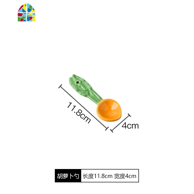 日式陶瓷可爱小餐具创意儿童餐具家用早餐可爱的盘子碗勺套装 FENGHOU 抱抱兔碗