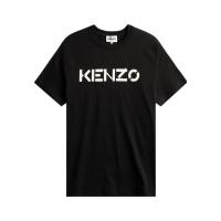 高田贤三(Kenzo)纯棉圆领短袖logo印花T恤女款运动卫衣