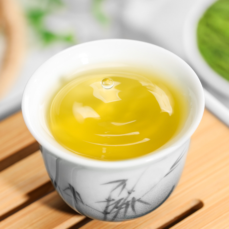 茗日红 龙井绿茶 新茶上市 明前豆香型龙井茶叶 散装罐装250g