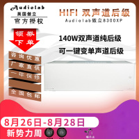 傲立8300XP双声道纯后级功率放大器大功率后级可桥接为单声道后级 银色