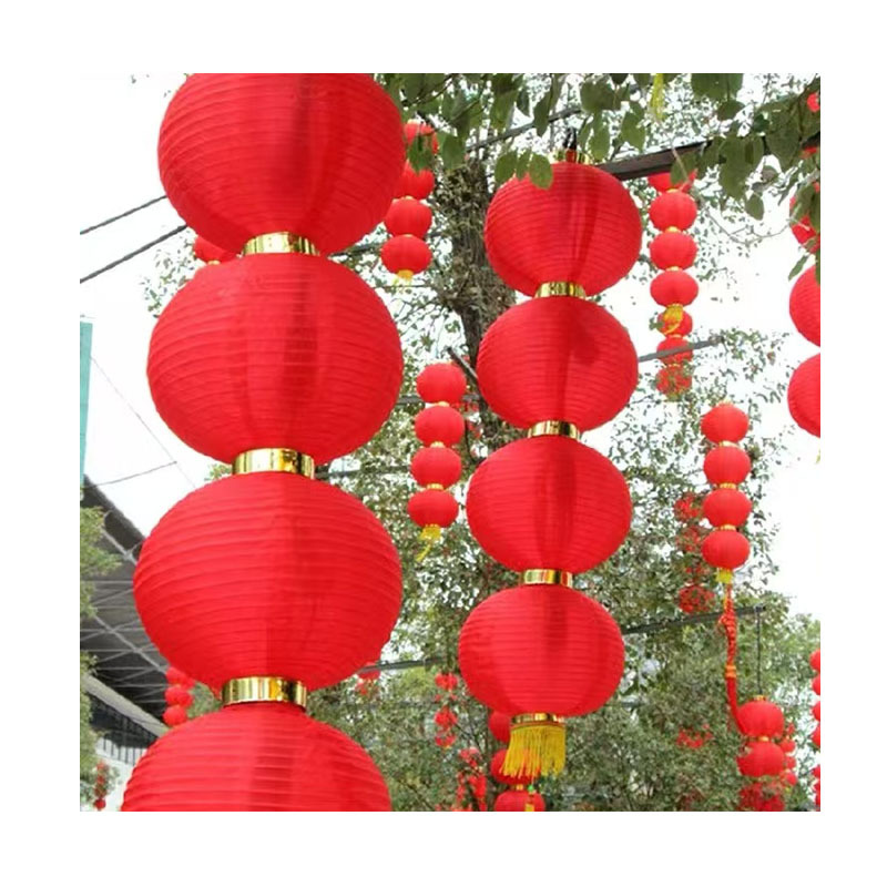 8寸四连串灯笼一串 (10串起订)