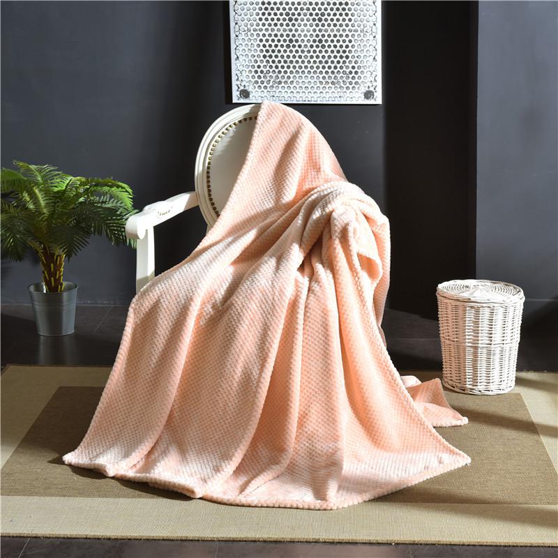 家柏饰(CORATED)防猫抓全盖沙发布沙发巾沙发毯布单沙发套罩沙发垫盖布 菠萝格-粉玉 200*360cm高清大图