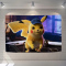 美帮汇Detective Pikac大侦探背景布挂布个性宿舍背景墙布挂毯