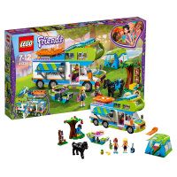 1月新品 LEGO乐高好朋友系列 41339 米娅的野营车 益智积木玩具