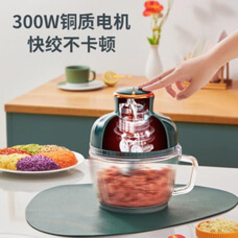 乐扣乐扣绞肉机家用1.8L容量多功能料理机搅拌打肉馅机电动 白色EJM3185WHT高清大图