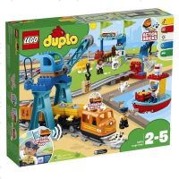 [大颗粒 防吞服]LEGO乐高得宝系列 10875智能货运火车 大颗粒积木玩具学龄前玩具幼儿园玩具