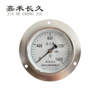 嘉禾长久 压力表轴向带边检测定制型 Y100ZT 块 0-1600Kpa