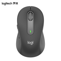 [自营官方旗舰店]罗技(Logitech)M650L 大手商务办公鼠标 轻音鼠标无线蓝牙鼠标舒适超长续航可编辑按键 黑色