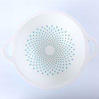 诺派(NUOPAI)塑料双层 洗菜篮 洗菜漏水篮子 厨房沥水篮 洗菜盆 滤水篮 水果篮 C6802