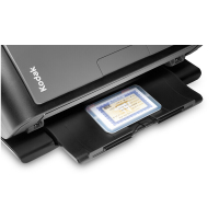 柯达(Kodak)i2400 扫描仪 A4幅面高速高清 自动双面扫描 馈纸式扫描仪( 身份证彩色扫描设备)黑色