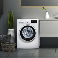 西门子(SIEMENS) XQG62-WS12K2601W 6.2公斤 变频 纤薄机身 除菌液程序 滚筒洗衣机(白色)