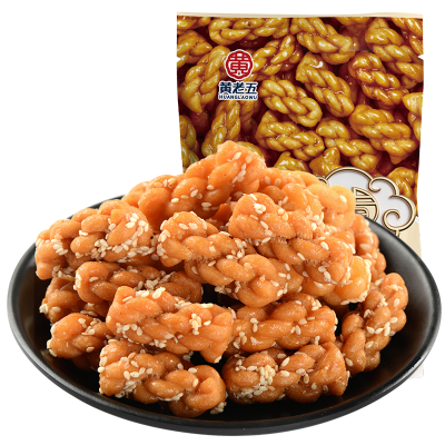 黄老五408g原味麻花酥 油炸类糕点