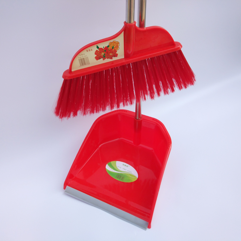阿斯卡利ascari大红扫把喜庆红色簸箕套装结婚扫地把扫帚笤帚畚斗套扫