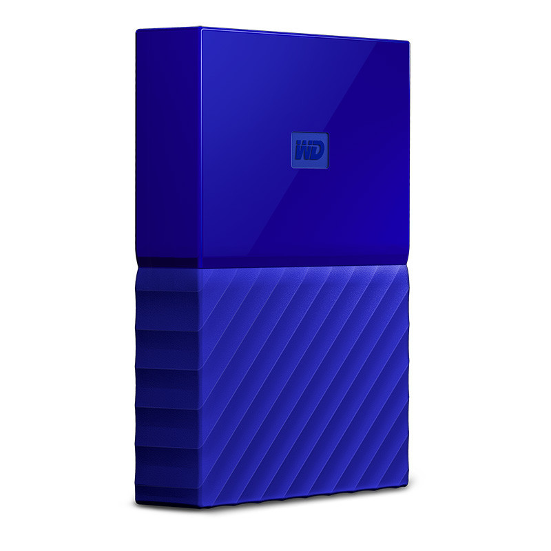 西部数据(WD)My Passport 2TB 2.5英寸 贵族蓝 移动硬盘 WDBS4B0020BBL-CESN