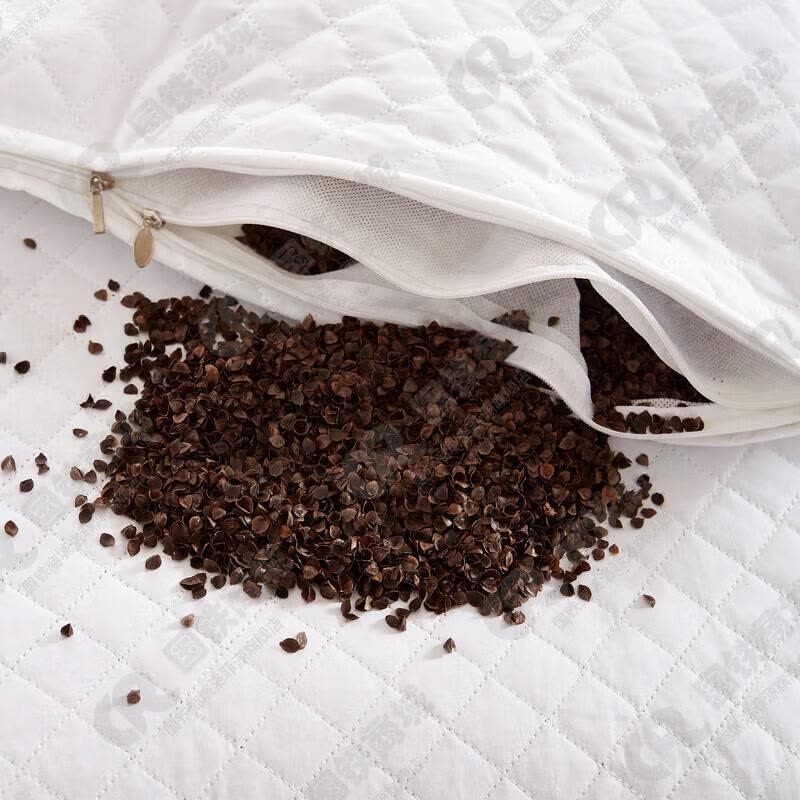 煊煜双层荞麦皮枕芯 纯荞麦壳荞麦皮枕芯 单只装 45*75cm图片