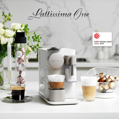 NESPRESSO/奈斯派索Lattissima One F111胶囊咖啡机 家用 全自动雀巢咖啡机 可打奶泡