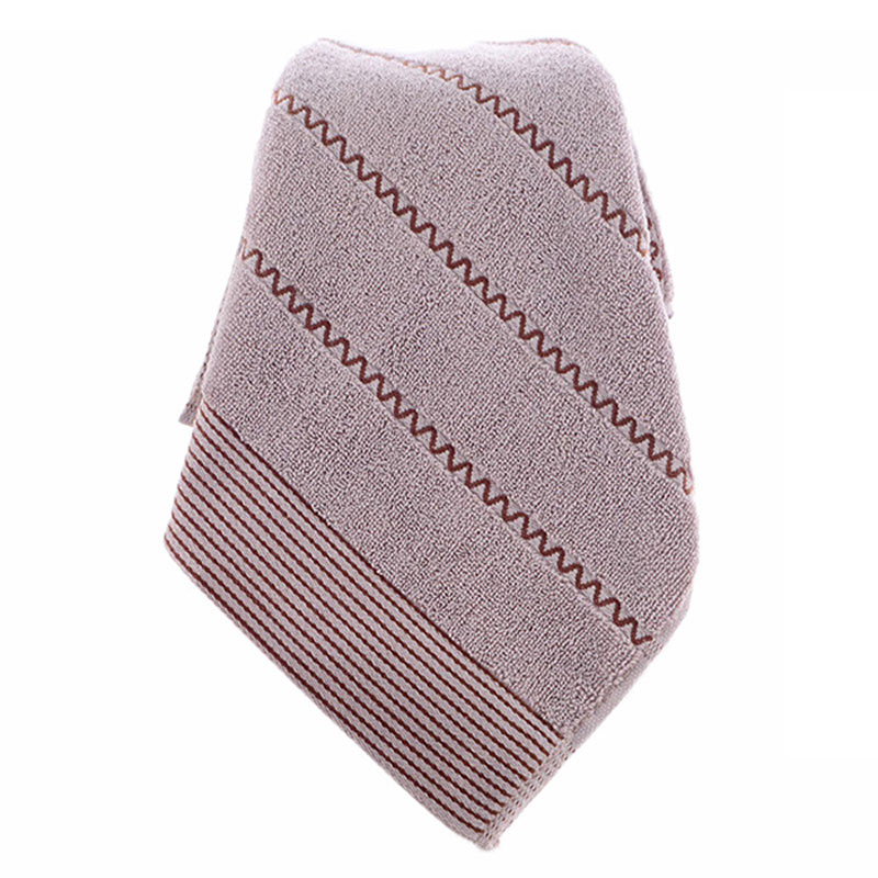 优福安达优福安达 加厚水纹纯棉毛巾 33*73cm MJ20230008 /条高清大图